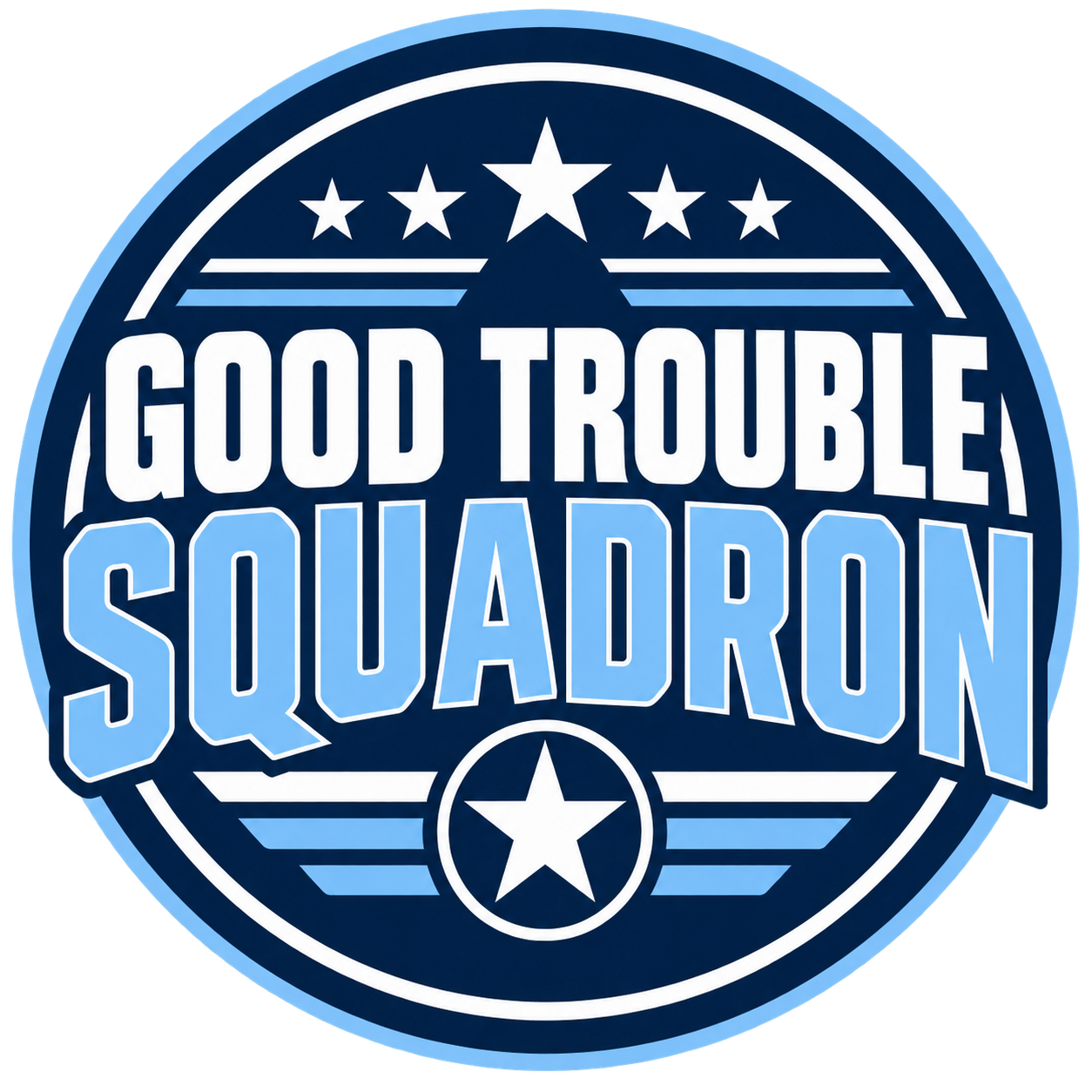 Good Trouble Squadron logo